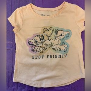 4/$15 Girls Lion King Tee- GUC- 3T
